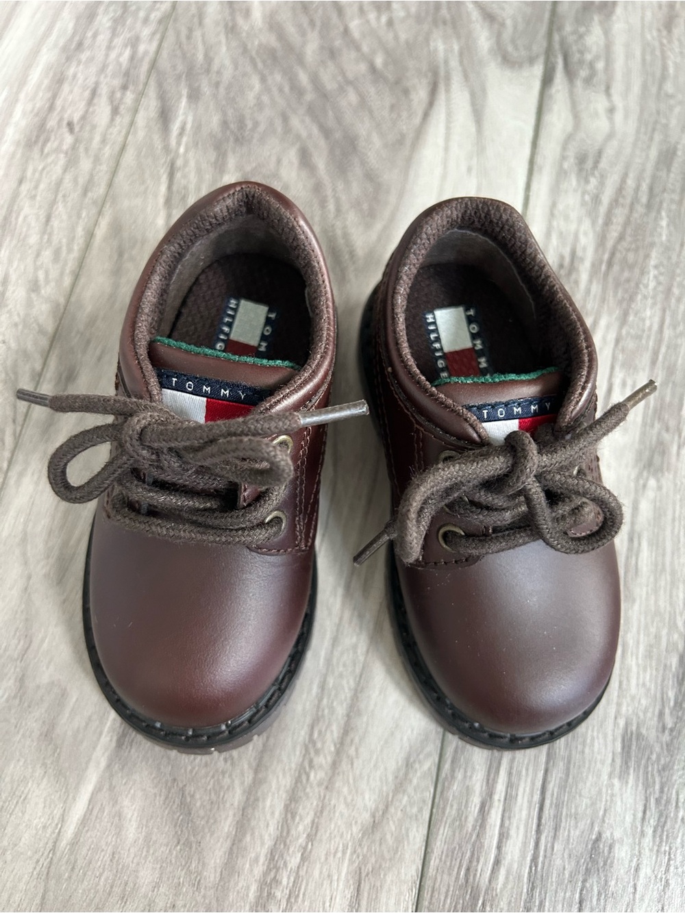 Tommy Hilfiger Toddler Boys Faux Leather Oxford Dress Shoes